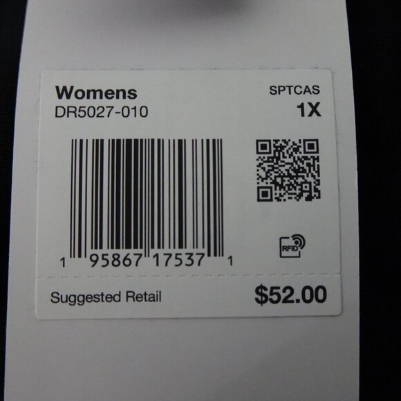 Nike Loose Fit Shorts Women's Plus Size 1X Black Jersey Elastic Waist High Rise - Picture 6 of 7